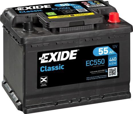 Exide EC550 - Käivitusaku parts5.com