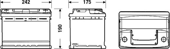 Exide EC550 - Akumulator za startovanje parts5.com