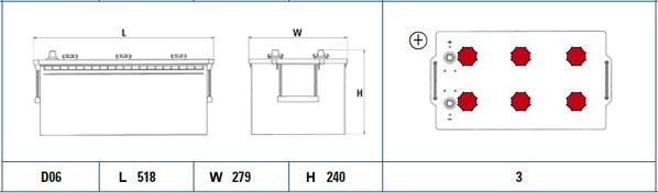 Exide EX2253 - Marş motoru aküsü parts5.com