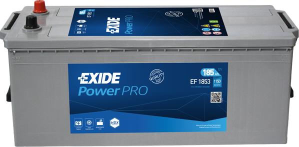 Exide EF1853 - Batería de arranque parts5.com