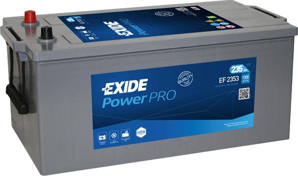 Exide EF2353 - Marş motoru aküsü parts5.com