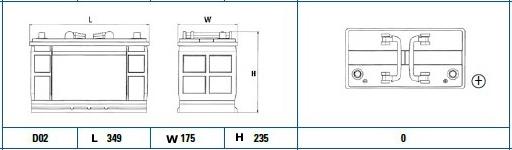 Exide EG1102 - Käivitusaku parts5.com