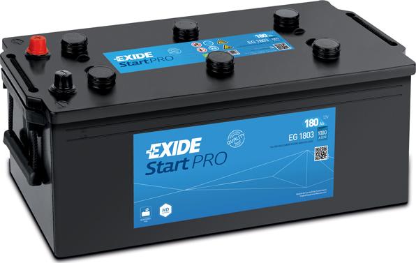 Exide EG1803 - Käynnistysakku parts5.com