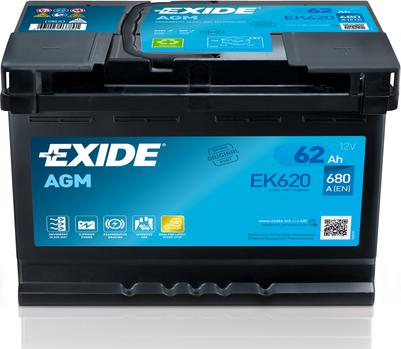 Exide EK620 - Batería de arranque parts5.com