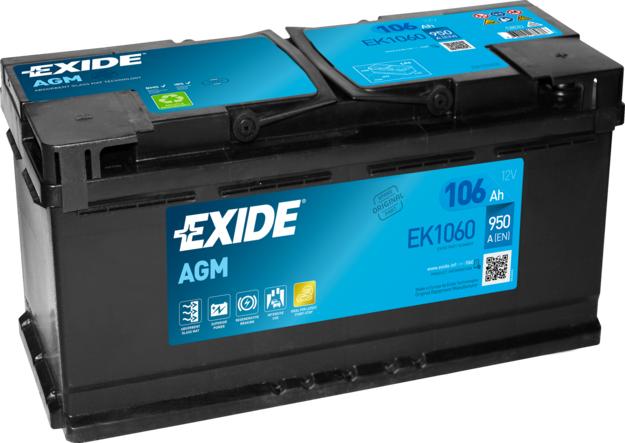 Exide EK1060 - Starter Battery parts5.com