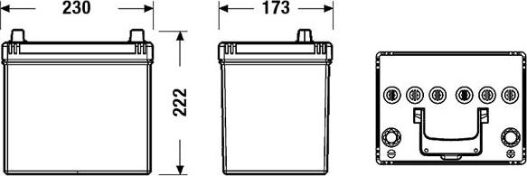 Exide EL604 - Starter Battery parts5.com