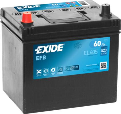 Exide EL605 - Akumulator za zagon parts5.com