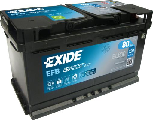 Exide EL800 - Batería de arranque parts5.com