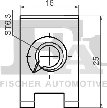 FA1 99-10111.10 - Klips, süs / koruma çitası parts5.com