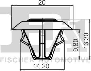 FA1 14-10005.5 - Spojka, Okrasna / zascitna letev parts5.com