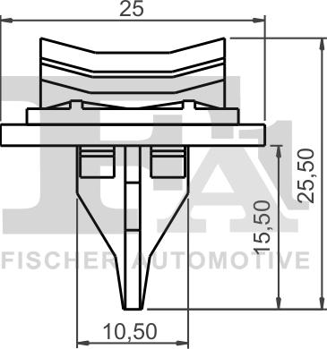 FA1 13-40018.25 - Clip, trim / protective strip parts5.com