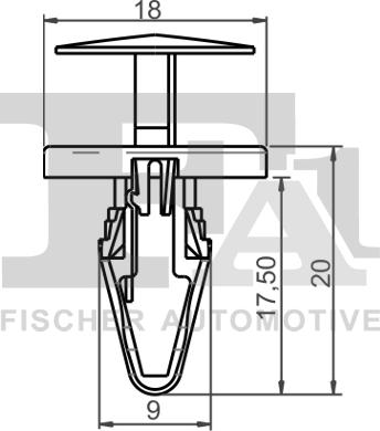 FA1 87-20002.10 - Patent, dísz / védőléc parts5.com