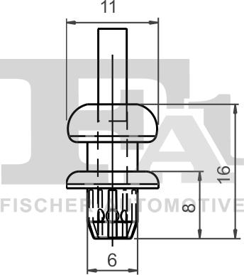 FA1 21-20013.5 - Clip, listón parts5.com