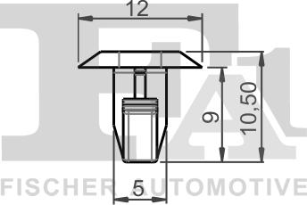 FA1 22-40032.25 - Stopper, ehis / kaitseliist parts5.com