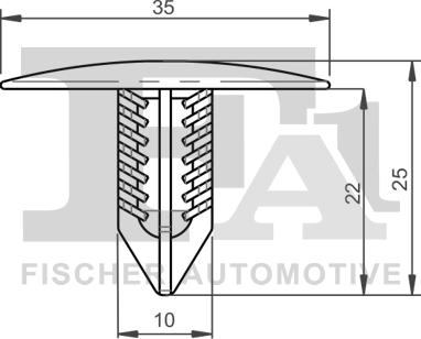 FA1 22-10004.5 - Clip, Zier / Schutzleiste parts5.com