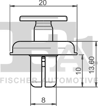 FA1 74-20002.25 - Clip, Zier / Schutzleiste parts5.com