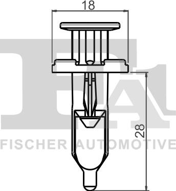 FA1 77-30009.25 - Stopper, ehis / kaitseliist parts5.com