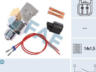 FAE 40593 - Spínač, světlo zpátečky parts5.com