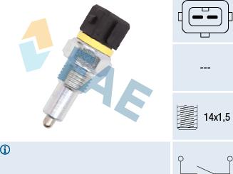 FAE 40570 - Interruptor, piloto de marcha atrás parts5.com