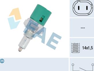 FAE 40600 - Prekidač, svjetlo za vožnju unatrag parts5.com