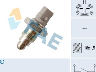 FAE 40846 - Contacteur, feu de recul parts5.com