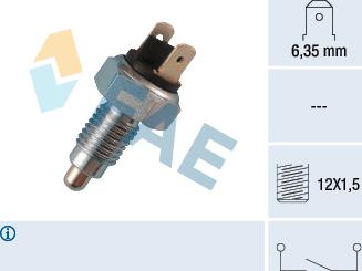 FAE 40300 - Interruptor, piloto de marcha atrás parts5.com