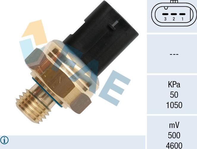 FAE 15610 - Tunnistin, öljynpaine parts5.com