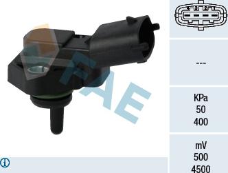 FAE 15095 - Sensor, presión de sobrealimentación parts5.com