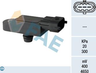 FAE 15068 - Czujnik, ciśnienie doładowania parts5.com