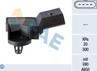 FAE 15007 - Sensor, boost pressure parts5.com