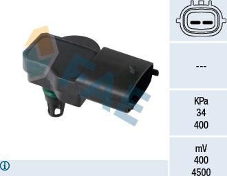 FAE 15192 - Aισθητήρας, πίεση υπερπλήρωσης parts5.com