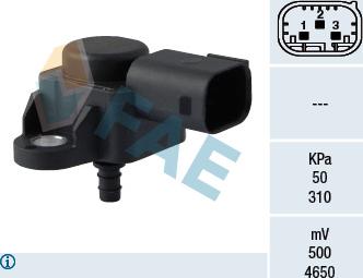 FAE 15103 - Sensor, presión de sobrealimentación parts5.com