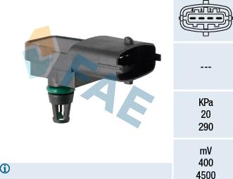 FAE 15181 - Senzor, tlak u usisnoj cijevi parts5.com