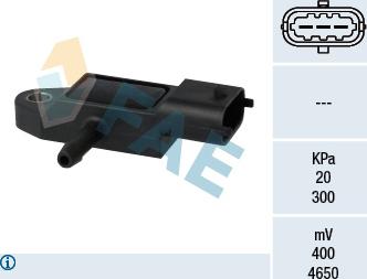 FAE 15128 - Sensor, intake manifold pressure parts5.com