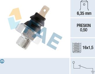 FAE 11270 - Senzor, pritisk olja parts5.com