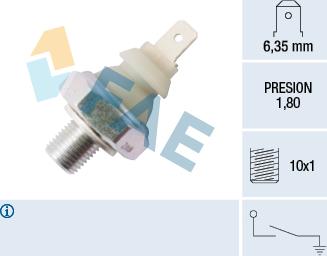 FAE 12910 - Sender Unit, oil pressure parts5.com