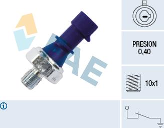 FAE 12439 - Sender Unit, oil pressure parts5.com