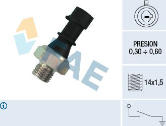 FAE 12430 - Sensor, Öldruck parts5.com