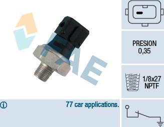 FAE 12470 - Sensor, presión de aceite parts5.com