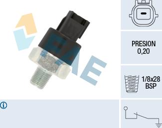 FAE 12555 - Sender Unit, oil pressure parts5.com