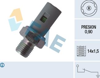 FAE 12635 - Andur,Õlisurve parts5.com