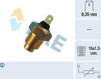 FAE 31140 - Érzékelő, hűtőfolyadék-hőmérséklet parts5.com