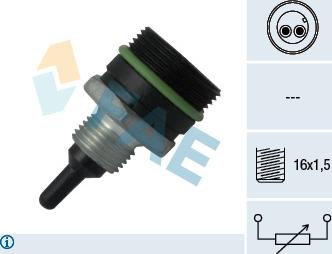 FAE 33901 - Tunnistin, imuilman lämpötila parts5.com