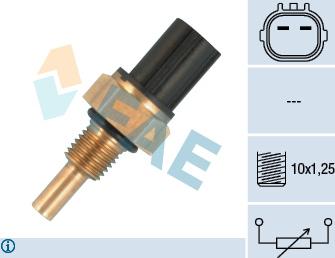 FAE 33455 - Czujnik, temperatura płynu chłodzącego parts5.com