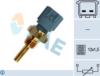 FAE 33460 - Sensor, temperatura del refrigerante parts5.com