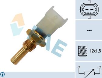 FAE 33480 - Czujnik, temperatura oleju parts5.com