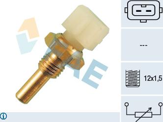 FAE 33020 - Snímač teploty chladiacej kvapaliny parts5.com