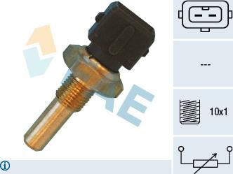 FAE 33145 - Snímač, teplota oleje parts5.com