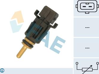 FAE 33167 - Sensor, temperatura del refrigerante parts5.com