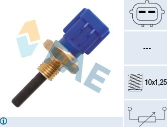 FAE 33176 - Sensor, intake air temperature parts5.com